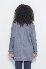 Forever Fair-Navy LS Top Clothing Fair Shade 