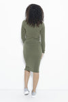 Just Intentional Knit Skirt-Olive Green Clothing Fair Shade 