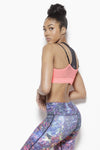 Karma Sports Bra- Neon Pink Clothing MPG 