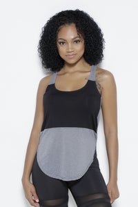 Lines with Boundaries Tank Top Clothing Zobha S 94% Polyester 6% Spandex Black