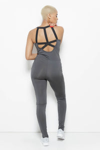 MSFIT Jumpsuit- Charcoal Clothing Fair Shade 