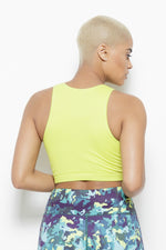 Serenity Crop Top-Chartreuse Clothing Fair Shade 