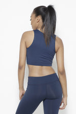 Serenity Crop Top-Denim Blue Clothing Fair Shade 