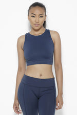 Serenity Crop Top-Denim Blue Clothing Fair Shade SM Denim Blue Sorbtek
