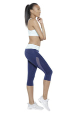 Shear Sighted Capris- Navy/Mint Clothing Fair Shade 