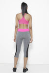 Shear Sighted Capris- Fuchsia/Grey Clothing Fair Shade 